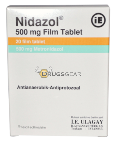 Nidazol (Metronidazole) 20 tabs 500 mg per tab