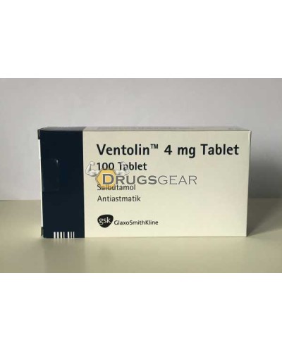 Ventolin (Salbutamol,Albuterol) 100 tabs 4mg per tab