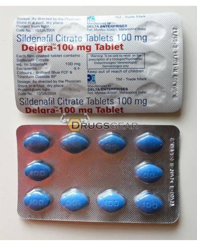Viagra (Deigra 100) 10 tabs per blister,100 mg per tab